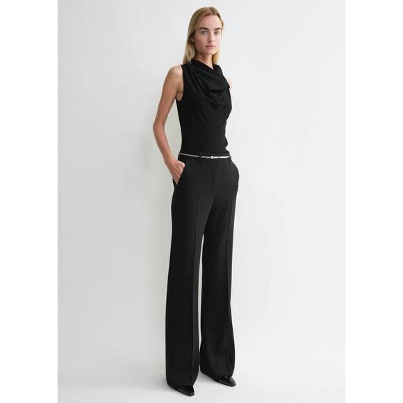 TOTEME Flared Evening Trousers in Black 30 US XS - Picture 5 of 5